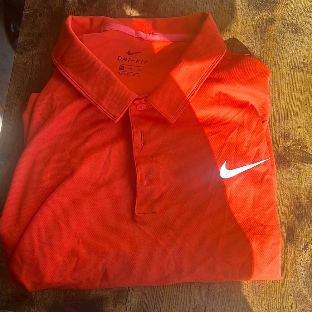 Nike Red Dri-FIT Shirt orange